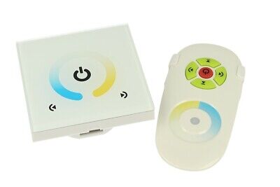 Centralina CCT Led Touch Panel Controller Telecomando Wireless 2 in 1 12V 24V 4