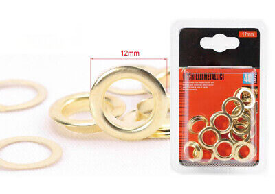 20pcs Occhielli Autoperforanti In Ottone &Oslash;12mm <ul><li>Occhielli