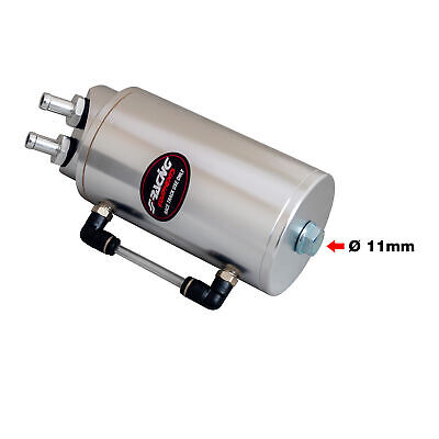 Decanter Universale Canister Recupero Vapori OLIO Serbatoio ALLUMINIO "CROMO"