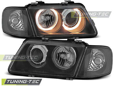 HEADLIGHTS ANGEL EYES BLACK fits A3 08.96-08.00