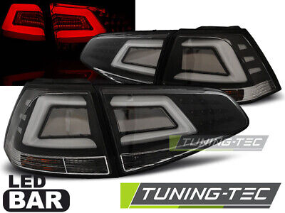 FANALI POSTERIORI A BARRA A LED NERI per GOLF 7 13-17