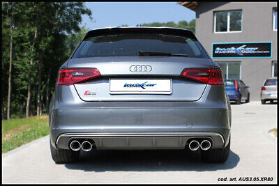 A3 (TYPE 8V) S3 2.0 TFSI (300CV) 2013-- Posteriore con uscita 2 x diam. 80