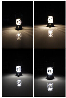 Lanterna Led da Campeggio Ricaricabile USB e Pannello Solare Batteria 1200mAh