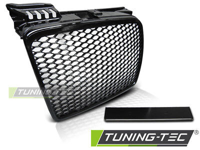 Griglia Calandra Anteriore Tuning A4 B7 (RS-TYPE) 11.2004-2008 Nero Lucido