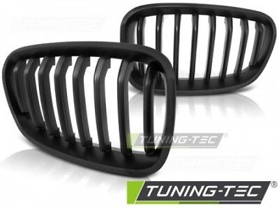 Coppia Griglie calandre Reni Anteriori Tuning F20 F21 2011 > 2014 Nero Opaco