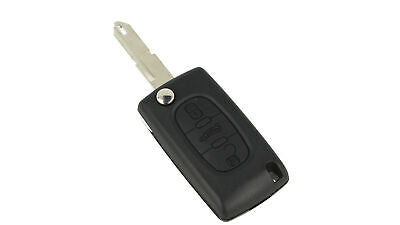 Guscio Chiave Telecomando 3 Tasti Con Lama NE72 Batteria Su Circuito Senza Tran