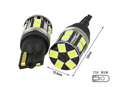 Lampada Led T10 W5W 100% Canbus  5W Reale 12V 24V No Errore Senza Polarit&agrav