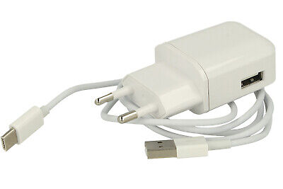 Kit Caricatore Veloce Fast Charger Caricabatteria 5V 2.1A 9V 1.8A Cavo USB typeC