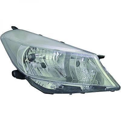 Faro fanale anteriore Sinistro YARIS 11->> grigio DEPO H4 per reg. el. (motori