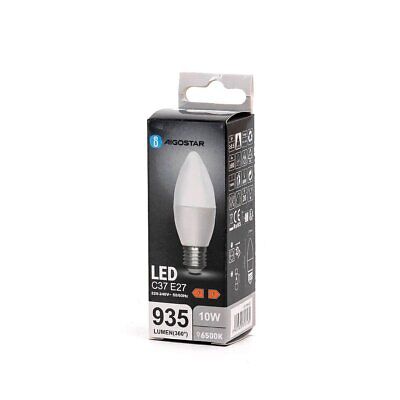 Lampada Led E27 C37 10W 935LM 6500K 37X110mm <ul><li><strong>Lampada