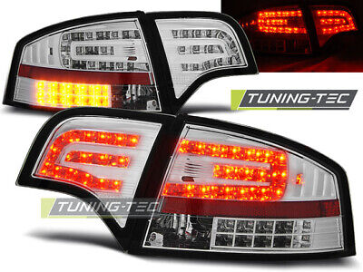 FANALI POSTERIORI A LED CROMATI per A4 B7 11.04-03.08 BERLINA