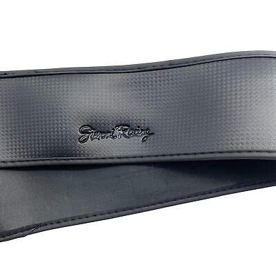 Coprivolante Black Carbon Look Ecopelle nera per volanti con diametro 37-39cm