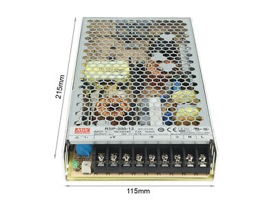 Alimentatore MeanWell CV 200W 16,7A RSP-200-12 Trasformatore Da AC 220V A DC