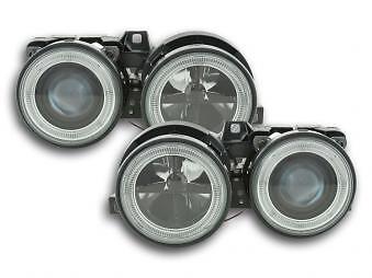 Coppia Fari Fanali Anteriori Tuning Angel Eyes serie 3 E30 2/4 porte 87-91