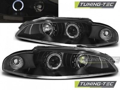 Coppia Fari Fanali Anteriori Tuning ECLIPSE 1997-1998 ANGEL EYES Neri