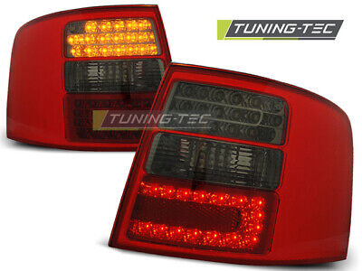 FANALI POSTERIORI A LED ROSSO FUMO adatto per A6 05.97-05.04 AVANT