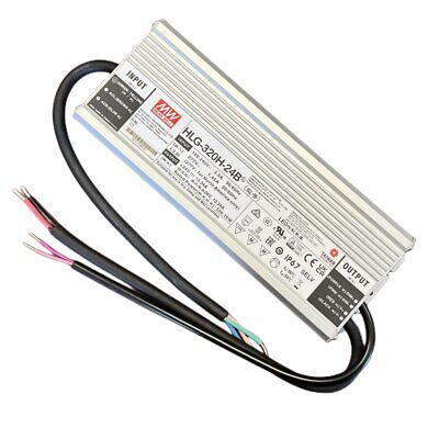 MeanWell HLG-320H-24 Alimentatore Led Driver CV CC IP67 320W 24V 13,34A Input
