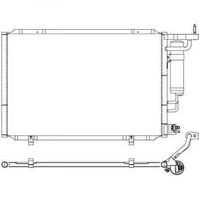 Condensatore clima FIESTA VI 09/2012 B-MAX 10/2012- 17 56 414
