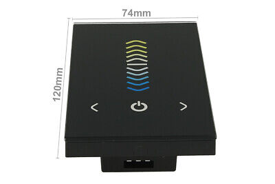 Centralina CCT Led Controller Touch 12V 24V 4AX2 Pannello Da Incasso Muro Stand