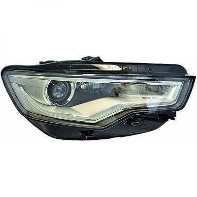 Faro fanale anteriore XENON Destro A6 10- HELLA D3S+H7 con luce diurna led
