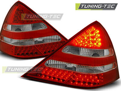 LED TAIL LIGHTS RED WHITE fits R170 SLK 04.96-04