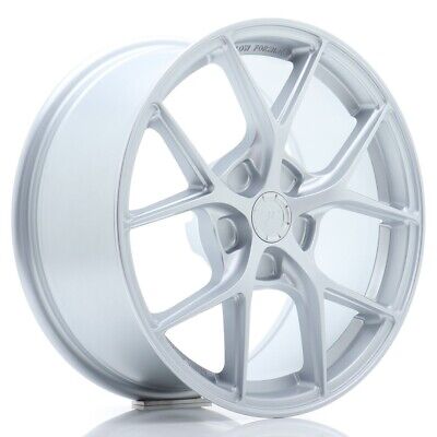 JR Wheels SL01 17x8 ET20-45 5H BLANK Argento opaco
