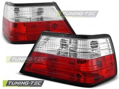 Coppia Fari Fanali Tuning Posteriori W124 Classe E 01.85-06.95 Rosso/Bianco