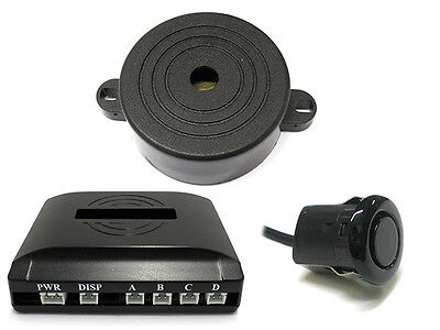 Kit 4 Sensore di Parcheggio Staccabile 18mm Slim Cicalino Acustico SB-301S-4-18m