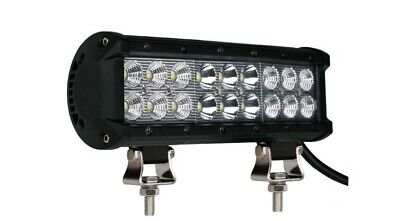 Lampada da lavoro - Light Bar - doppia fila - supporto inferiore. 54W 9. flood