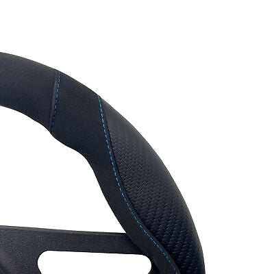Coprivolante Good Vibe B Ecopelle microfibra carbon look per volanti con