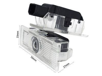 Kit Luci Led Logo Proiettori Auto Portiere Per 500X 500L Punto EVO Bravo M