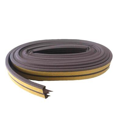 6 Metri Parafreddo Adesivo in Gomma Per Porte e Finestre 9X4mm Made Italy