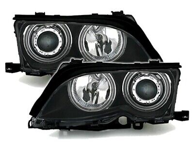 Coppia Fari Fanali Anteriori CCFL Angel Eyes serie 3 e46r E46 Limousine