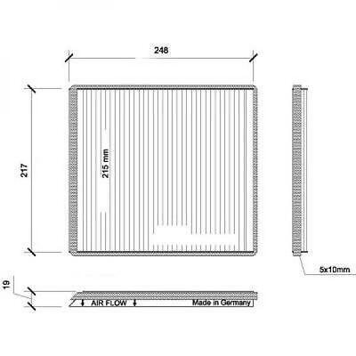 Filtro abitacolo antipolline MEGANE oem 7700845222