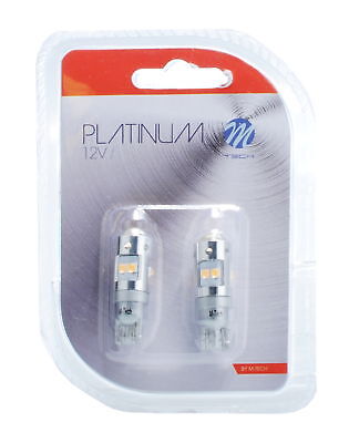 Lampada Led Blister 2x LED L601 W5W 8x2828SMD 10-30V CANBUS bianco