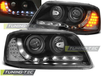 HEADLIGHTS DAYLIGHT BLACK fits T5 04.03-08.09
