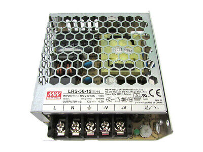 Alimentatore MeanWell CV 50W 4,2A LRS-50-12 Trasformatore Da AC 220V A DC 12V