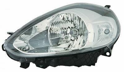 Faro fanale anteriore sinistro PUNTO EVO 09-16 cromato H4/P21W con motorino