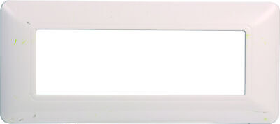 ETTROIT Placca Plastica Serie Solar 6P Colore Bianco Compatibile Con Bticino