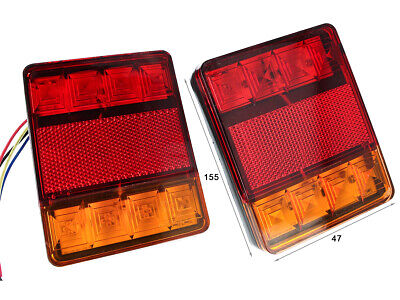 Kit Fanali Led Posteriori 24V 12V Posizioni Stop Frecce 3 In 1 caravan trattore