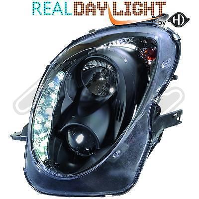 Coppia Fari Fanali Anteriori Tuning MITO 2008-> DRL LED DAYLIGHT Alogeni H7+H1