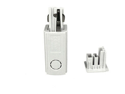 Kit Connettore Alimentazione Sinistra + Terminale Chiusura Colore Bianco Per