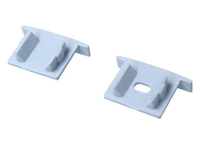 Kit Terminali Tapi di Chiusura In Metallo Con e Senza Foro Colore Bianco Per