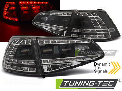 LED TAIL LIGHTS SPORT BLACK SEQ fits GOLF 7 13-17