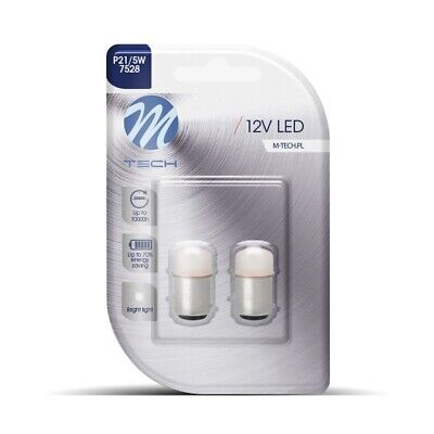 Blister 2x LED L037 - BaY15d 5xSMD505 bianco