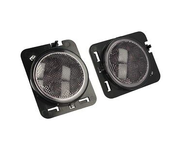 Coppia Set Frecce Led Laterale Parafanghi Fume Per Wrangler JK 2007 > 2017