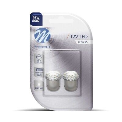 Blister 2x LED L051 BA15s G18 22xSMD3020 bianco