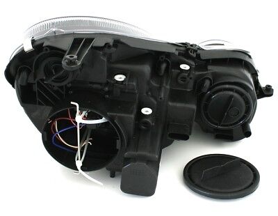 Coppia Faro Fanale Anteriore Tuning per  W211 06-09 nero