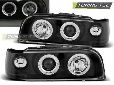Coppia Fari Fanali Anteriori Tuning 850 92-12.96 ANGEL EYES Nero