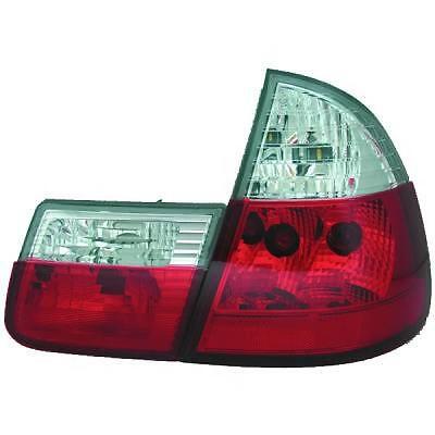 Coppia fari fanali posteriori TUNING Serie 3 E46 Touring 98-05 rosso bianco